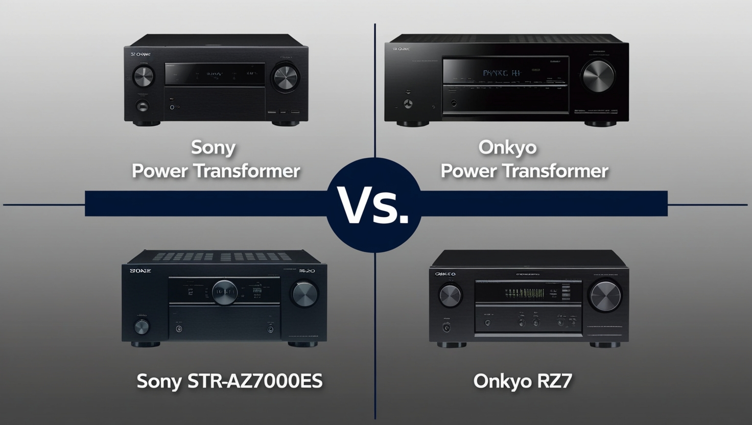 Sony STR-AZ7000ES Power Transformer vs Onkyo RZ7