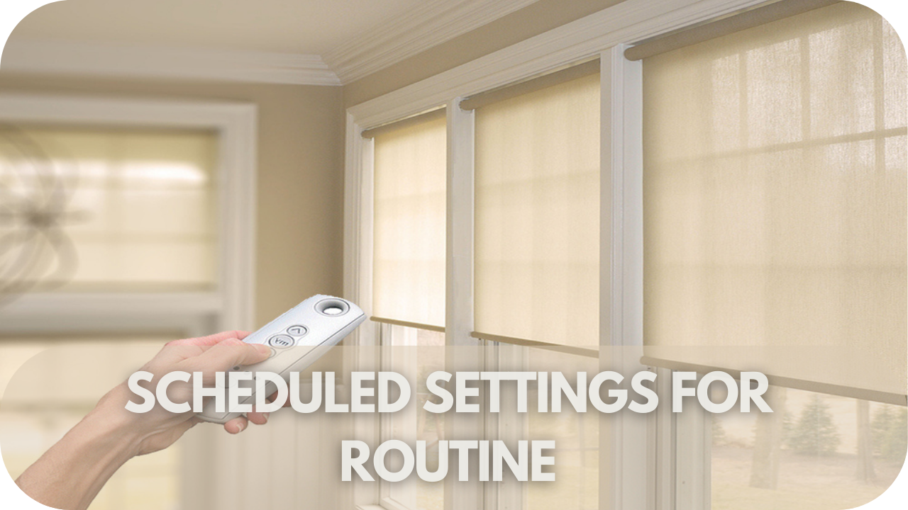 Scheduled Settings for Routine