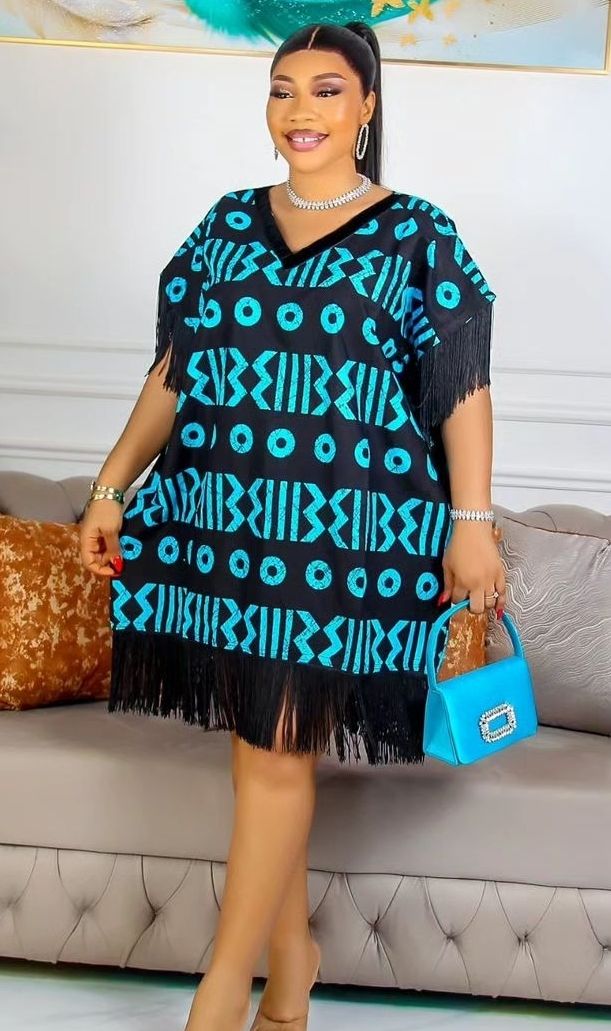 soft girl in motion bubu gown style 