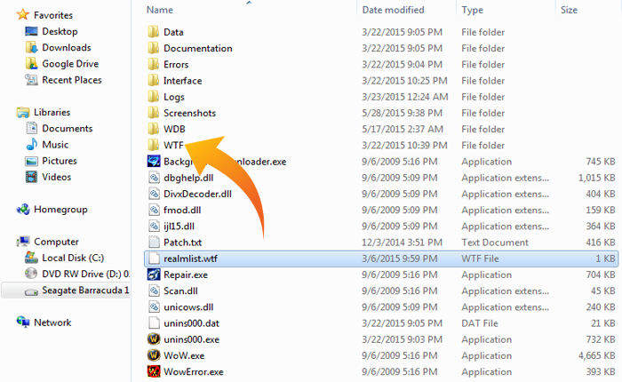 WoW Error Retrieving Character List
