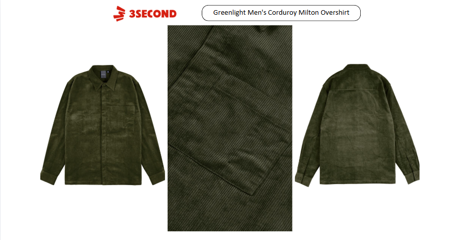 Kemeja Corduroy Miltom Pria dari Greenlight