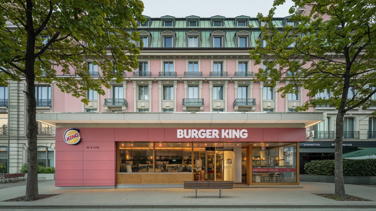 Burger King Near Hotel des Tourelles in Geneva
