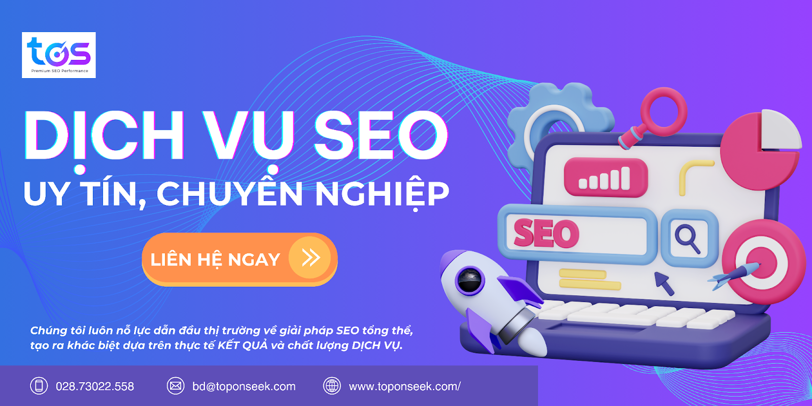 dịch vụ SEO tại TOS uy tín, chuyên nghiệp