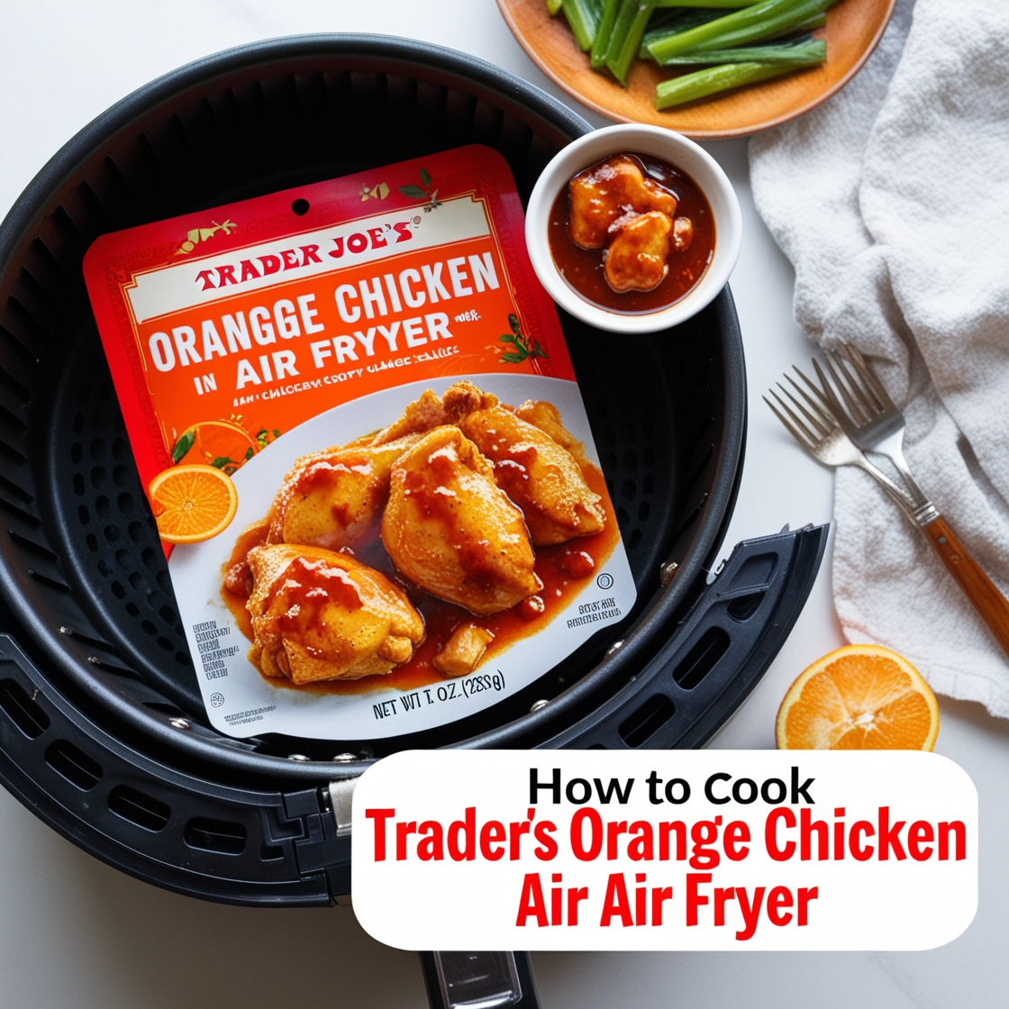 Trader Joe's Orange Chicken air fryer
