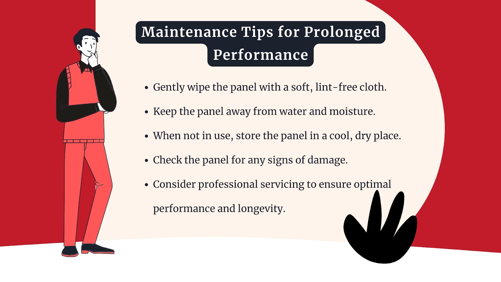 maintenance tips for red light panels