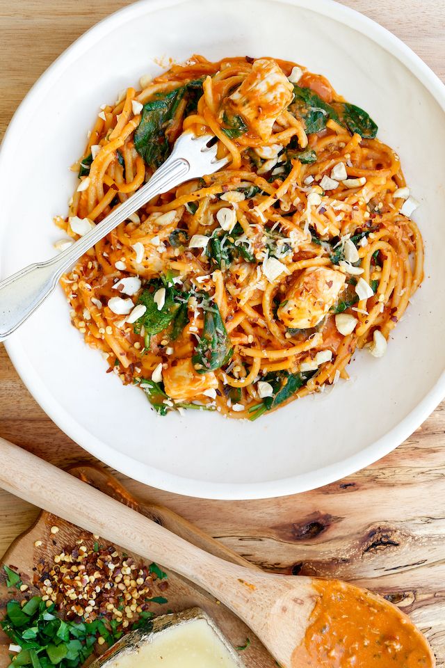 Chicken and Bacon Spaghetti