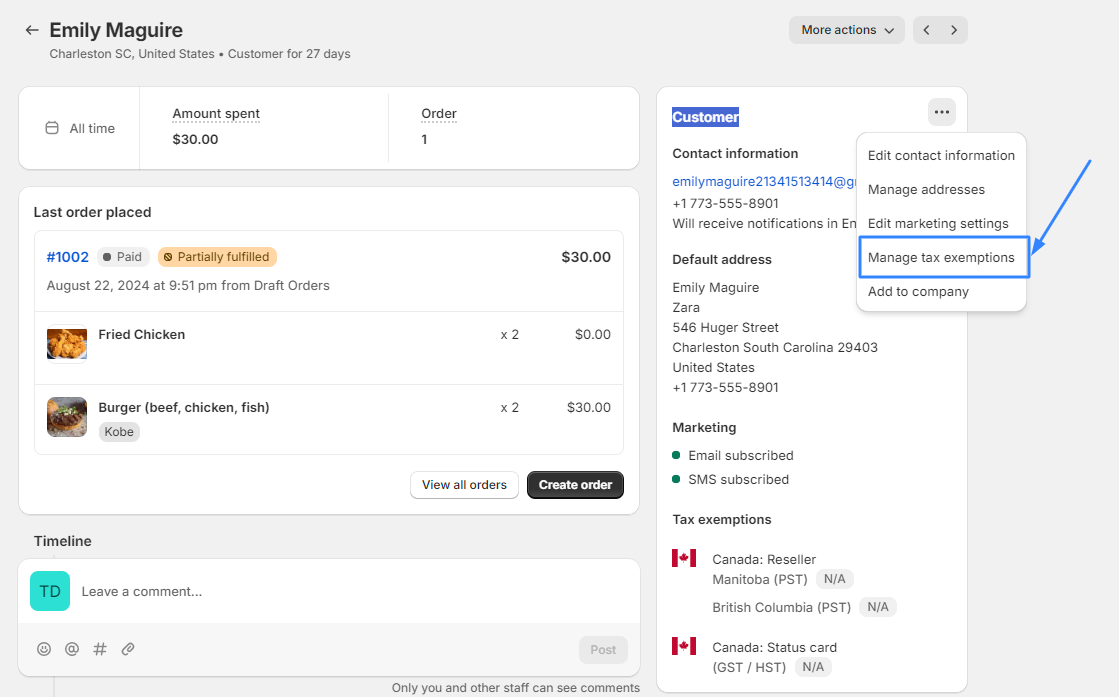 Set Up Tax-Exempt Customers on Shopify