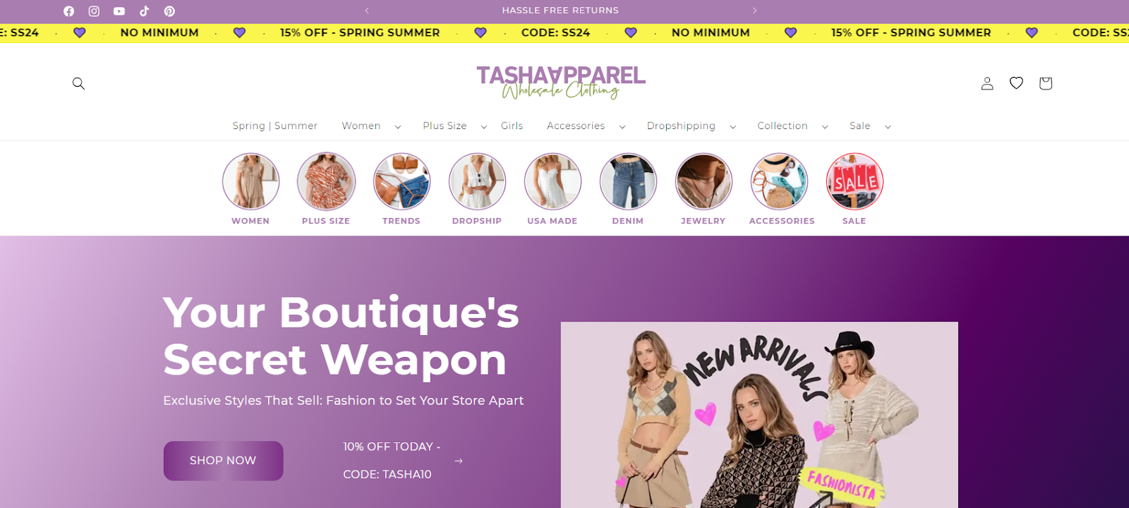 Tasha Apparel