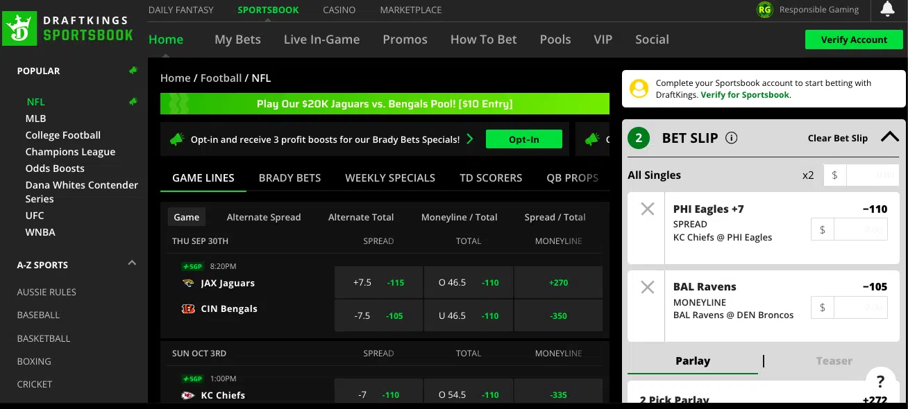 DraftKings Sportsbook