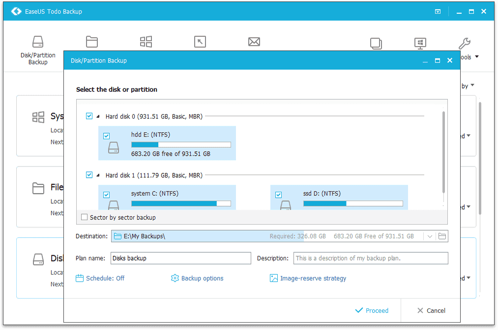 EaseUS Todo Backup Server