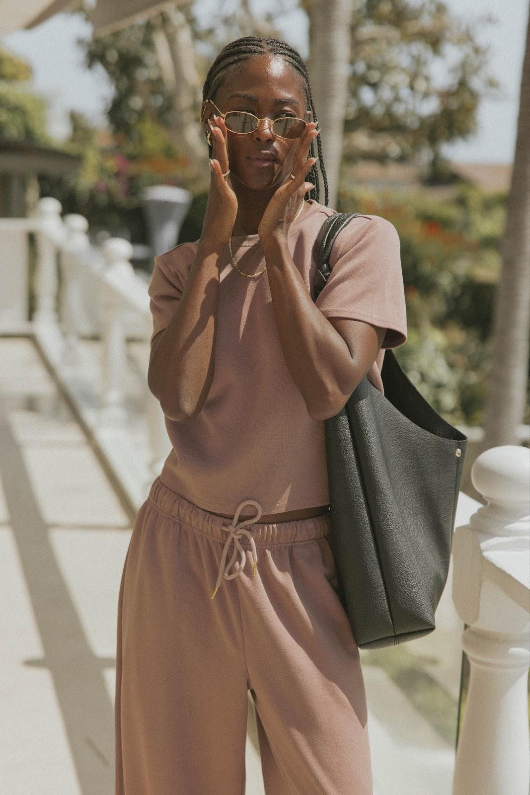 mauve matching women's set