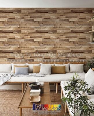 Giấy dán tường giả gỗ phòng khác