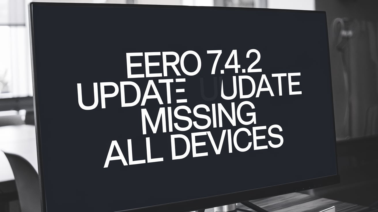 Eero 7.4.2 Update Missing All Devices