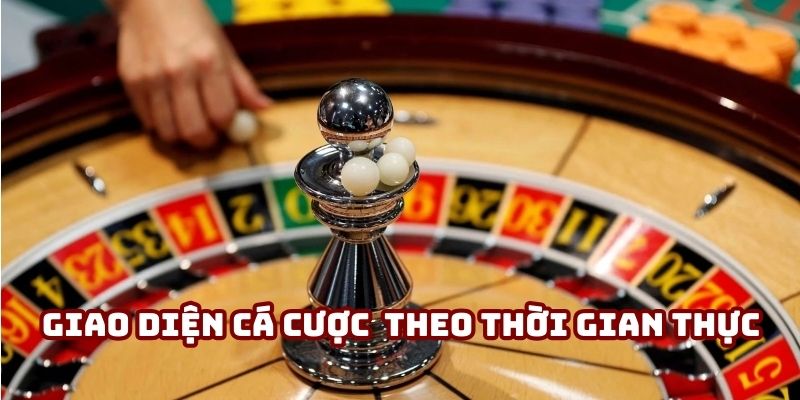 Giao diện cá cược với tỷ lệ kèo cập nhật theo thời gian thực