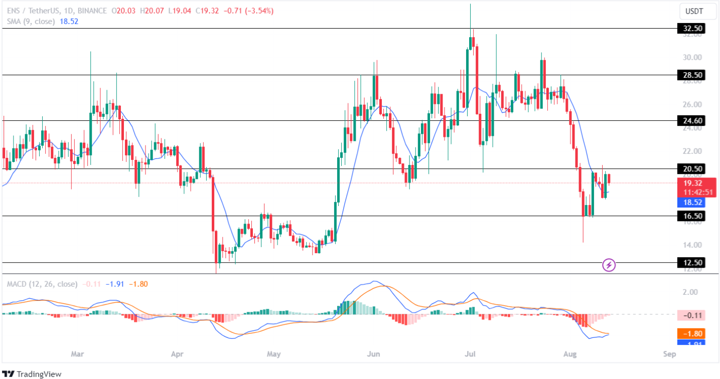 Ethereum Name Service Price Analysis