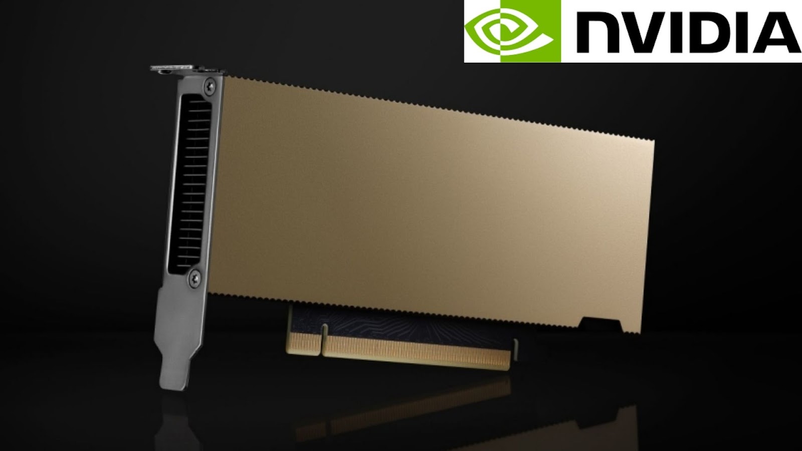A picture of an Nvidia L4 Tensor Core GPU.