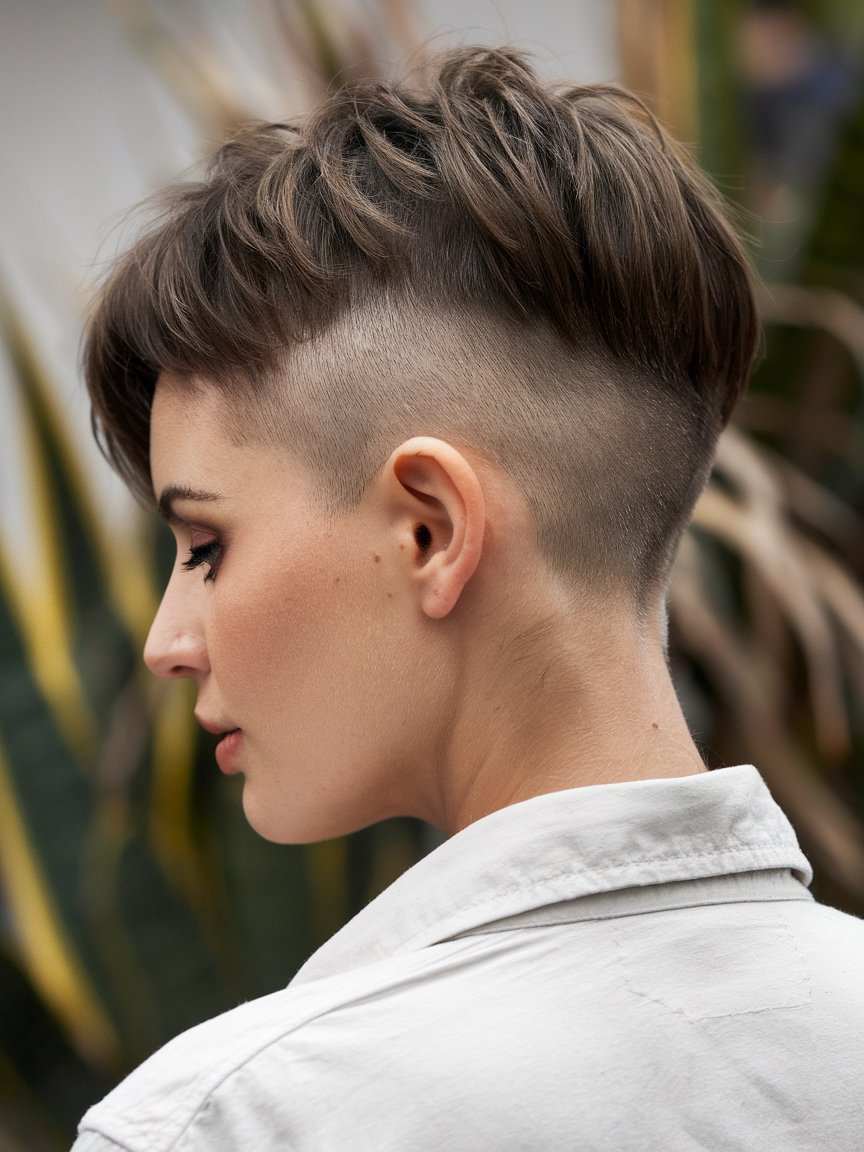 8. Chopped Undercut Pixie