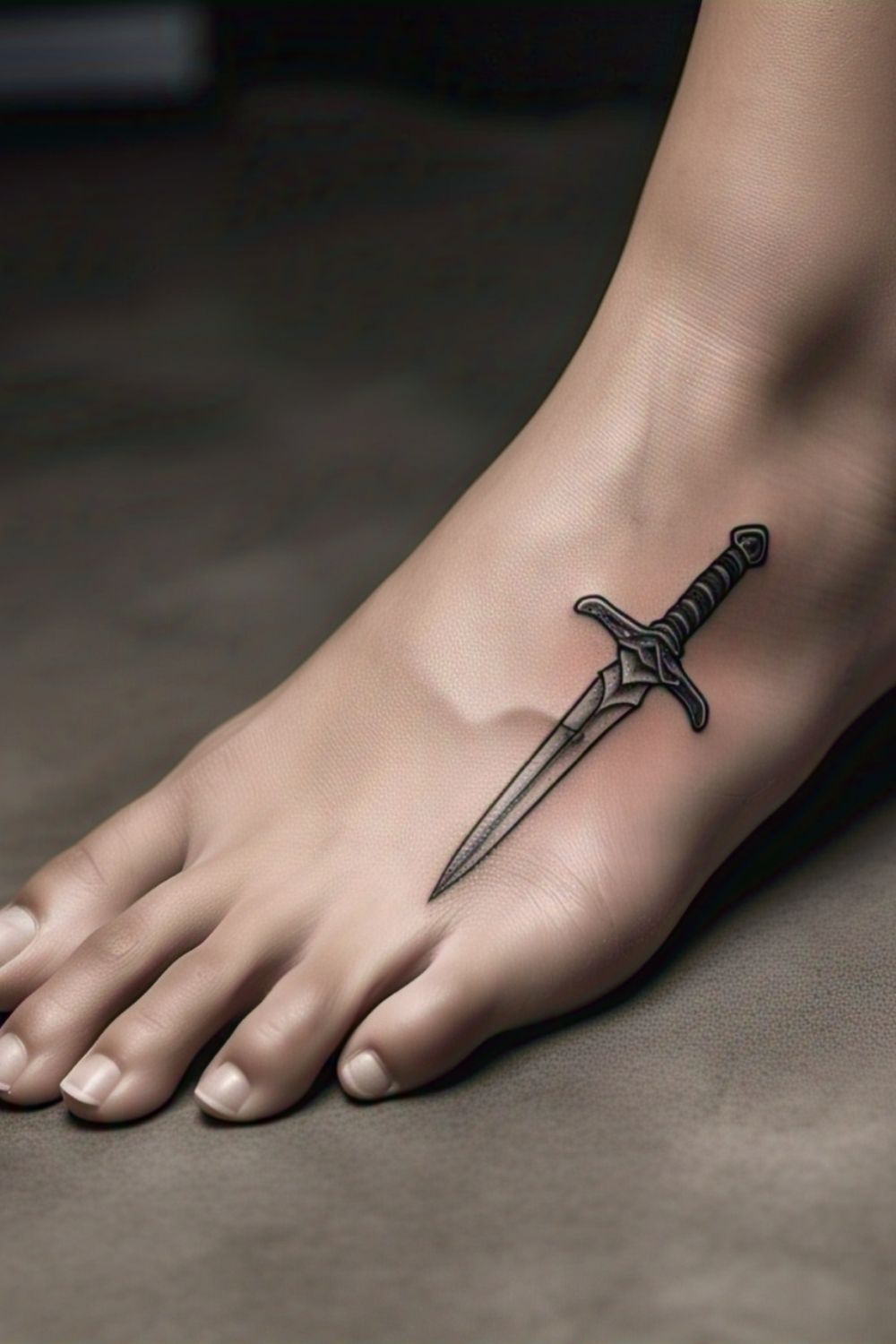 Tiny Sword on the Foot