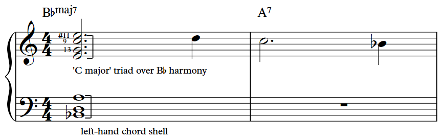 C Major Triad and Left-Hand Chord Shell