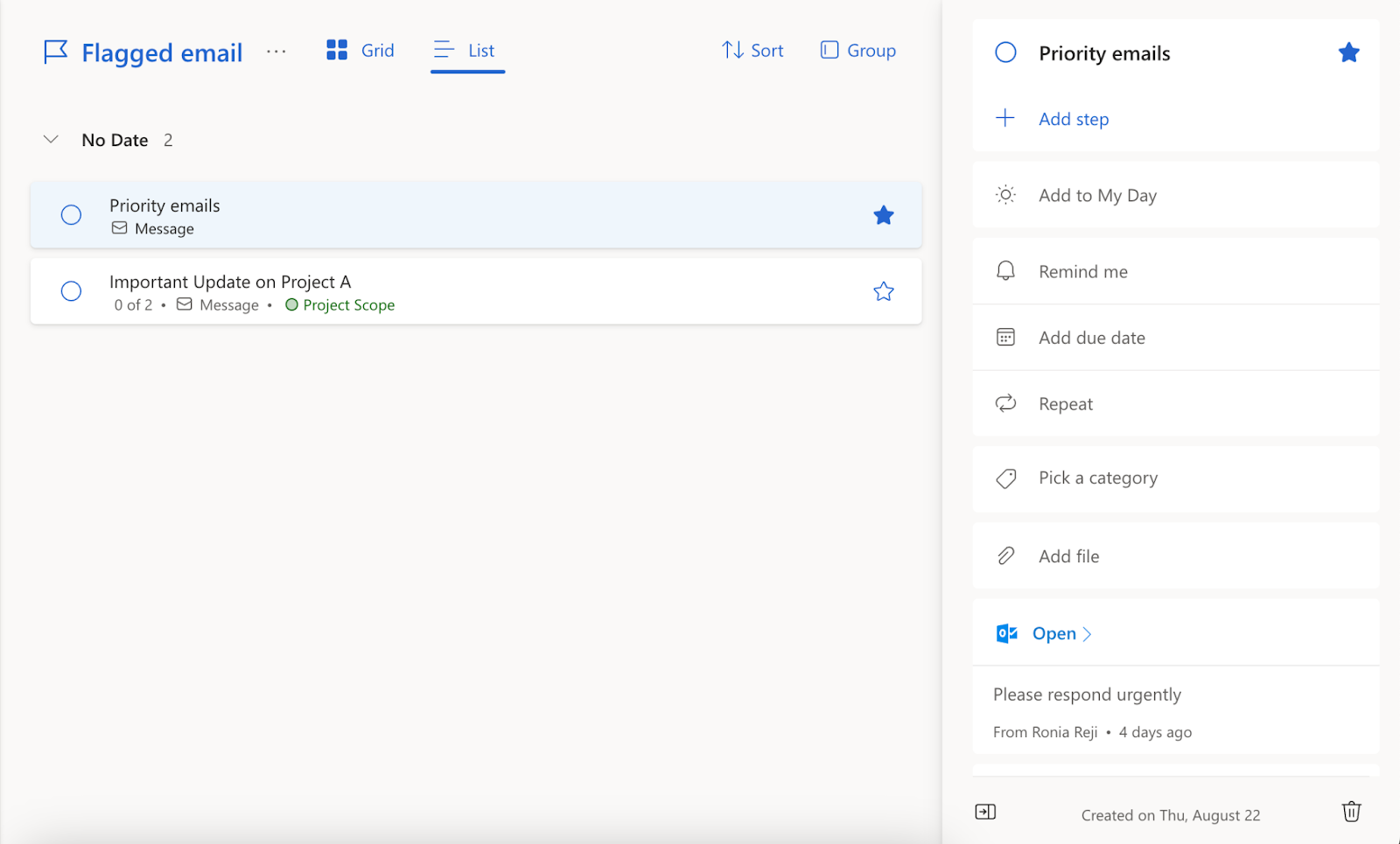 Converting emails into tasks on Outlook so you never miss important action items