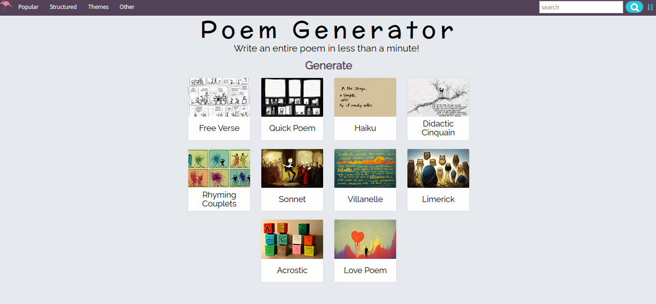 Poem-generator.org.uk