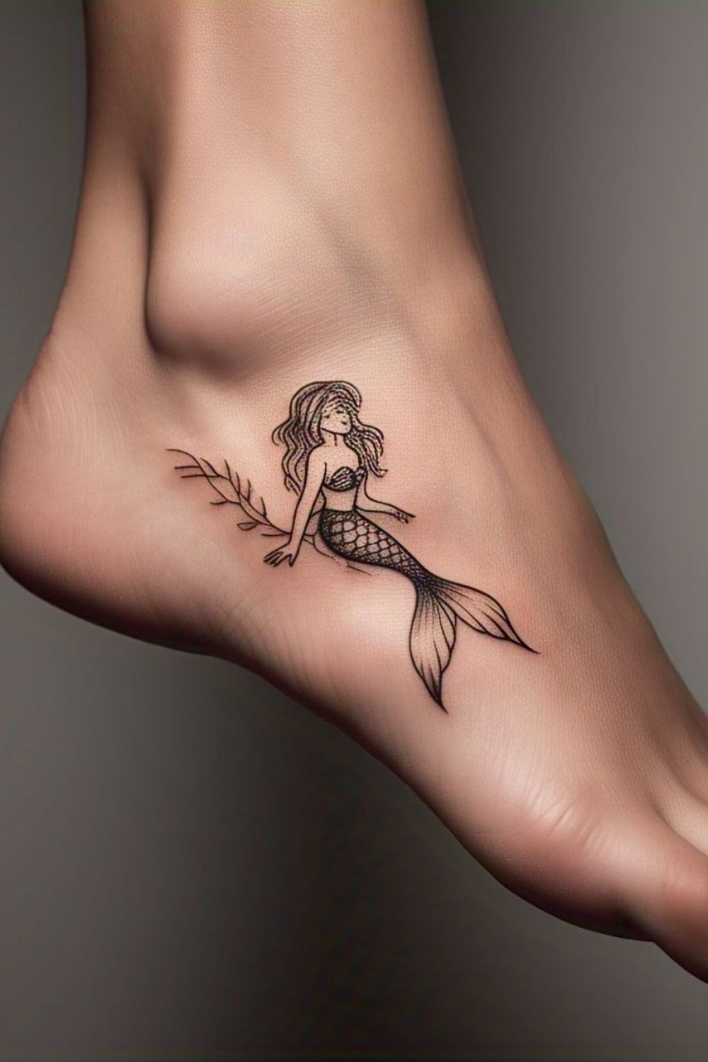 Mermaid Foot Tattoos