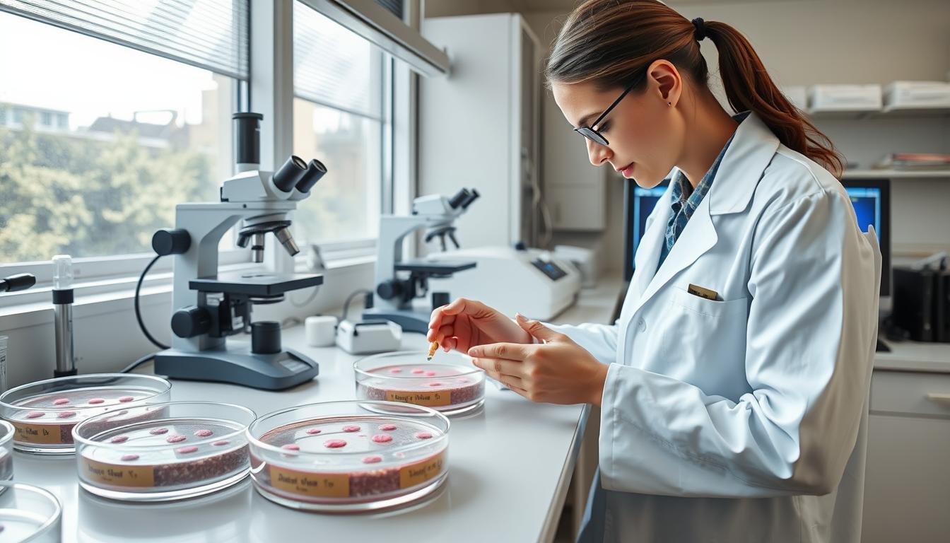 Scientific research showing sandalwood safe for face application in laboratory setting
