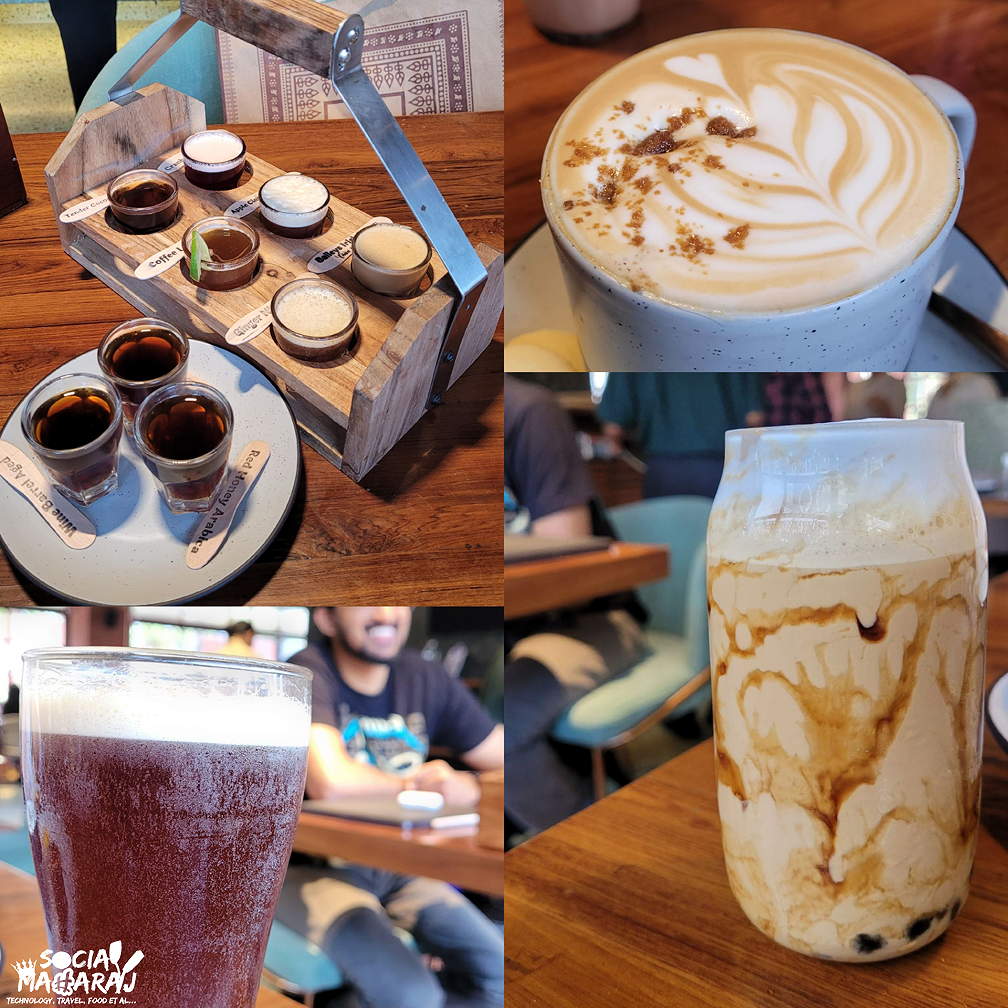 Image showcasing different coffee in Hyderabad
