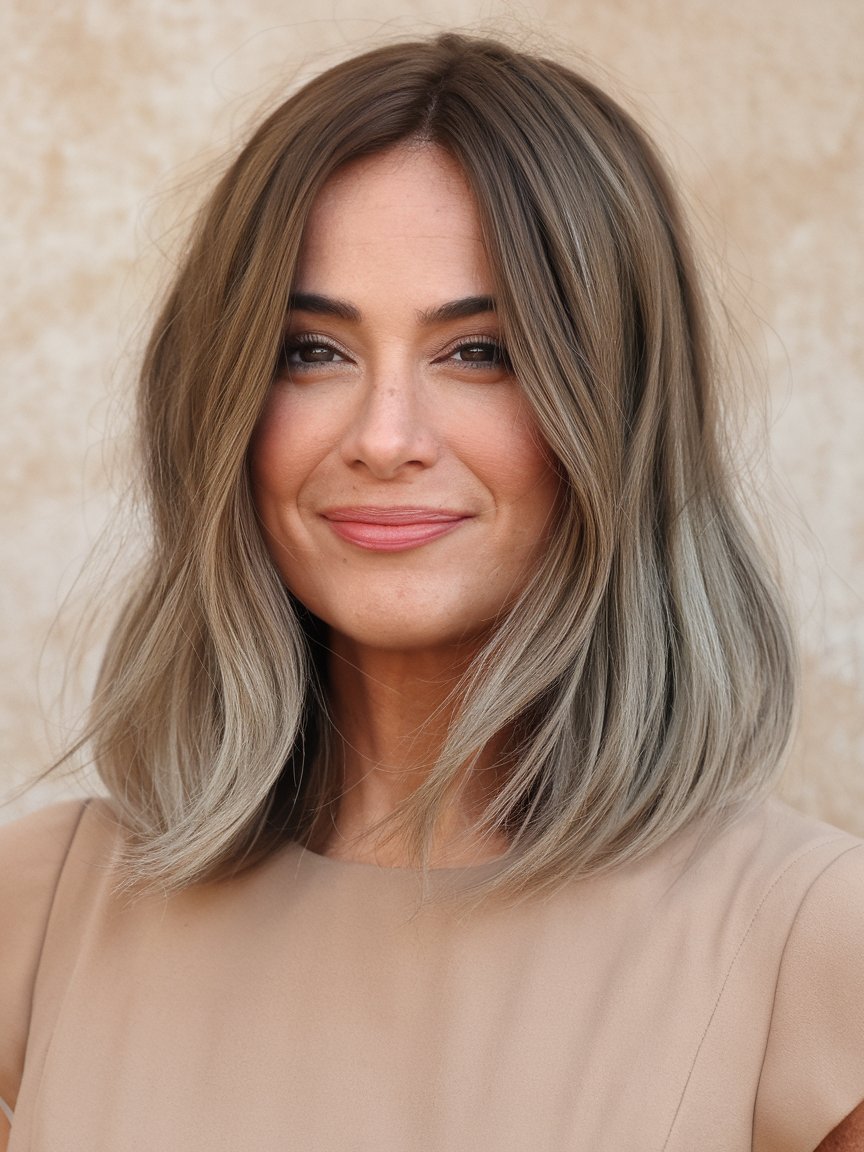 7. Shoulder-Length Ash Brown Hair