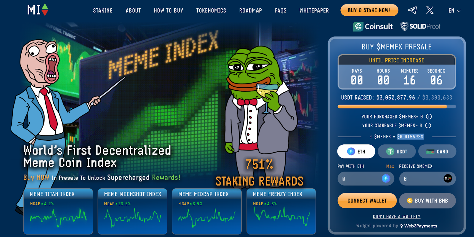 Meme Index project homepage