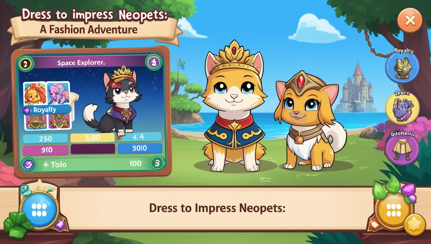 Dress to Impress Neopets