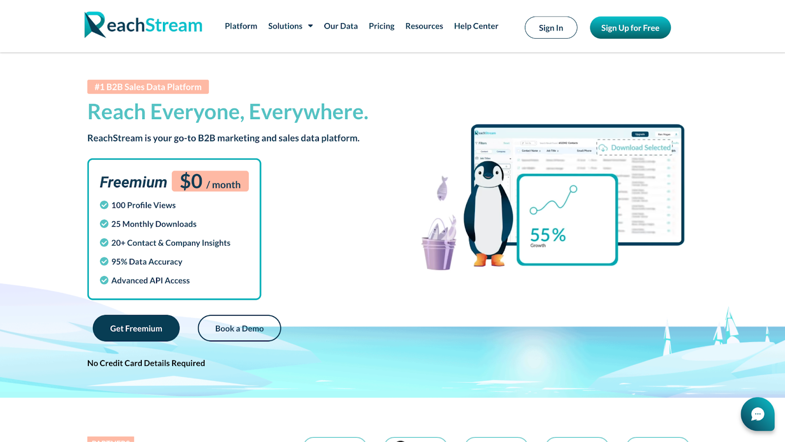 ReachStream Landing Page