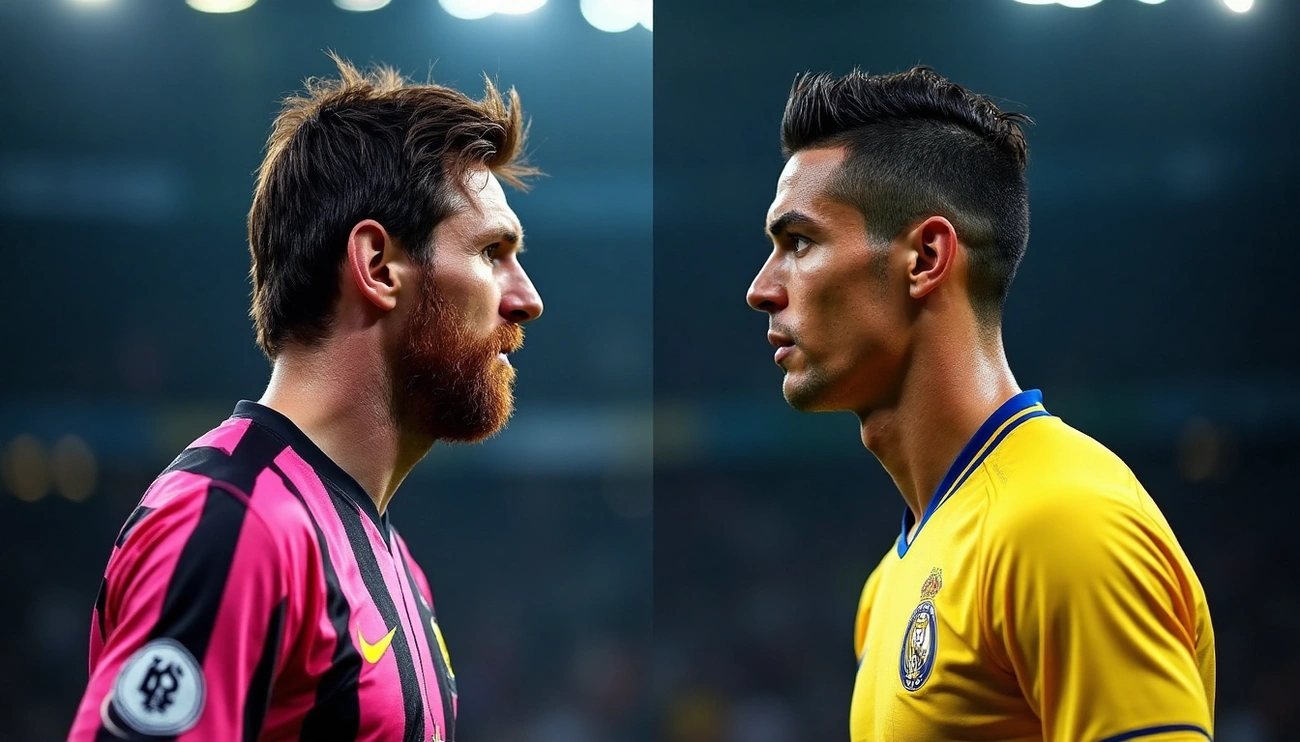 Messi and Ronaldo face-off
