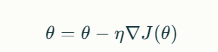 formula representing Gradient Descent