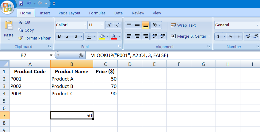 VLOOKUP