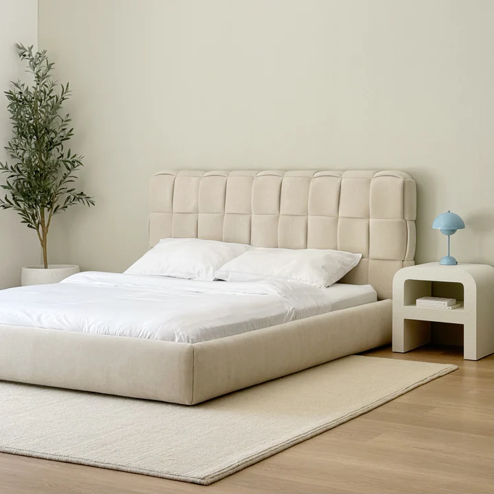 Weave bed from Home Figures is the best choice for smaller rooms.