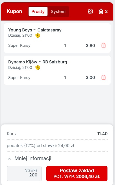 kupon superbet bukmacher bez podatku