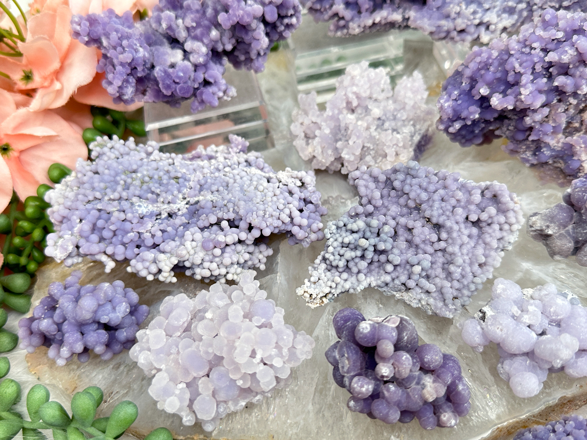 purple healing stones