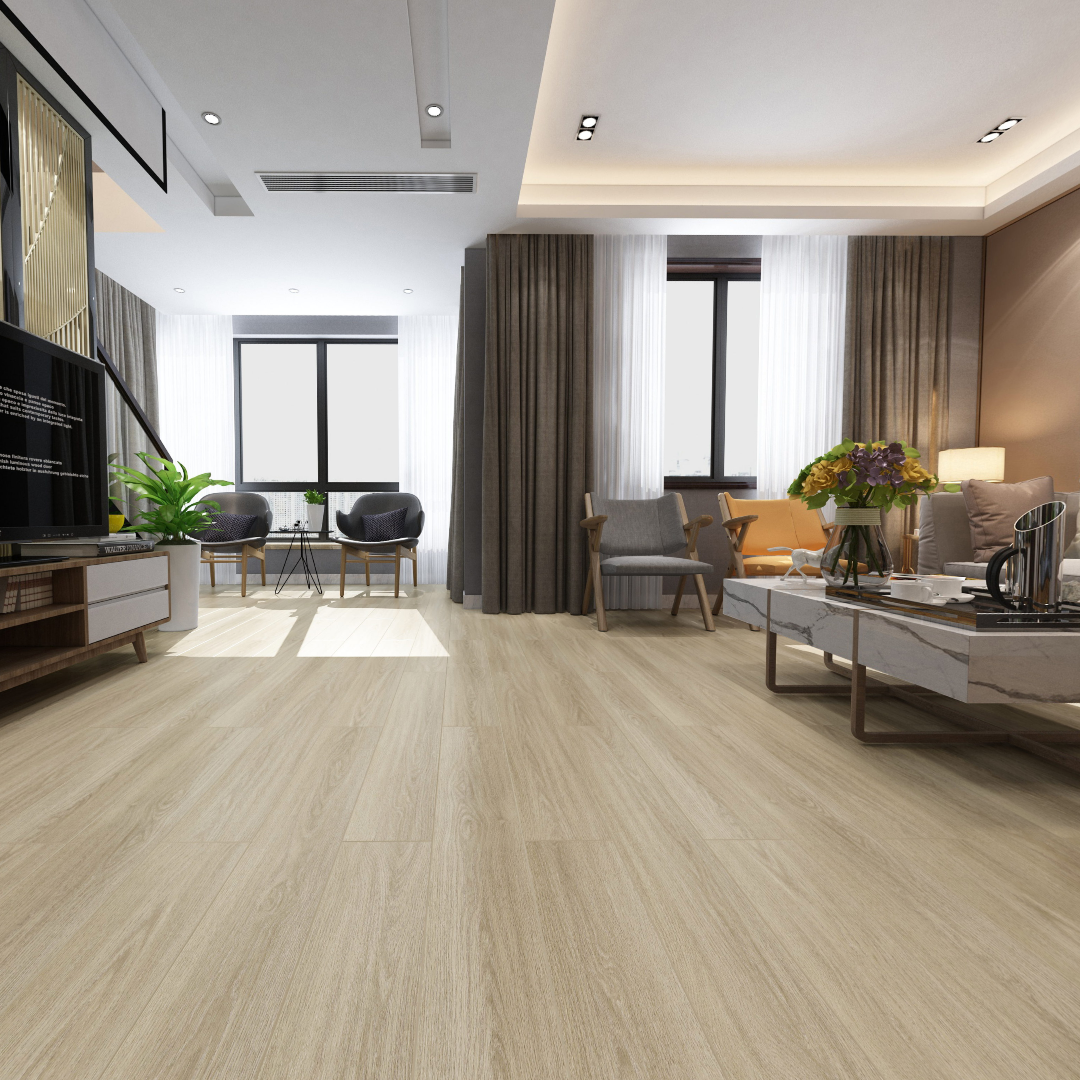 Vinyl planks lay over tile. Measure, cut, and lay planks. Ensure even spacing. Trim edges. Enjoy new floor