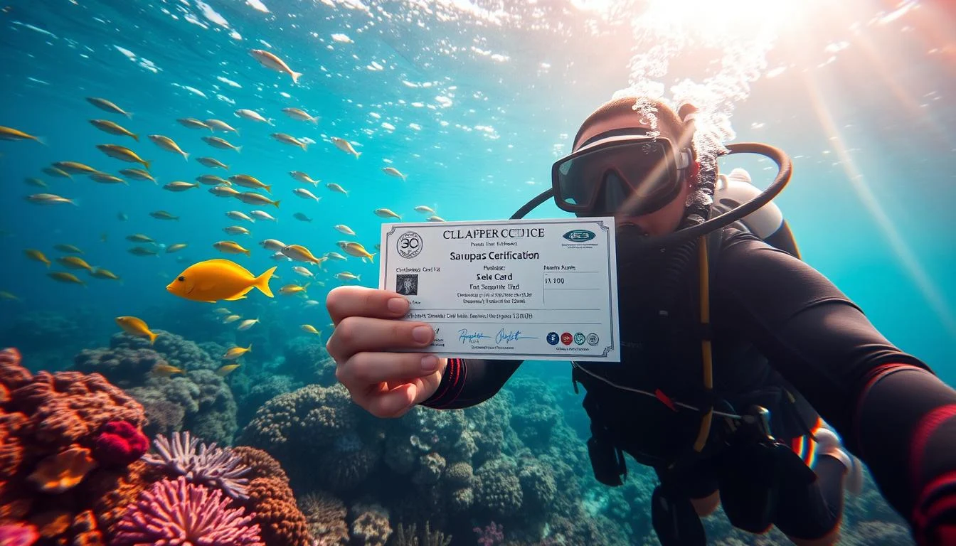 scuba diving certification