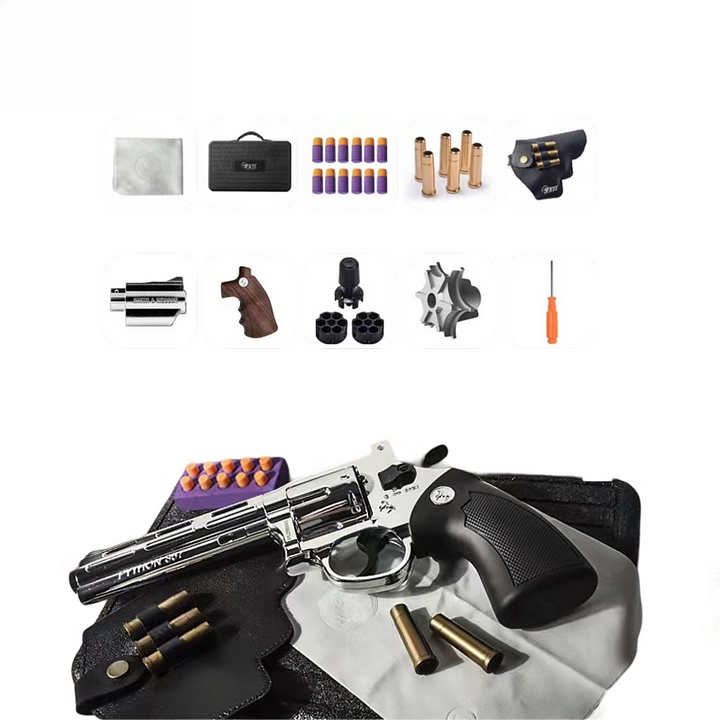 Customizable Grip and Muzzle Options for XYL Revolver