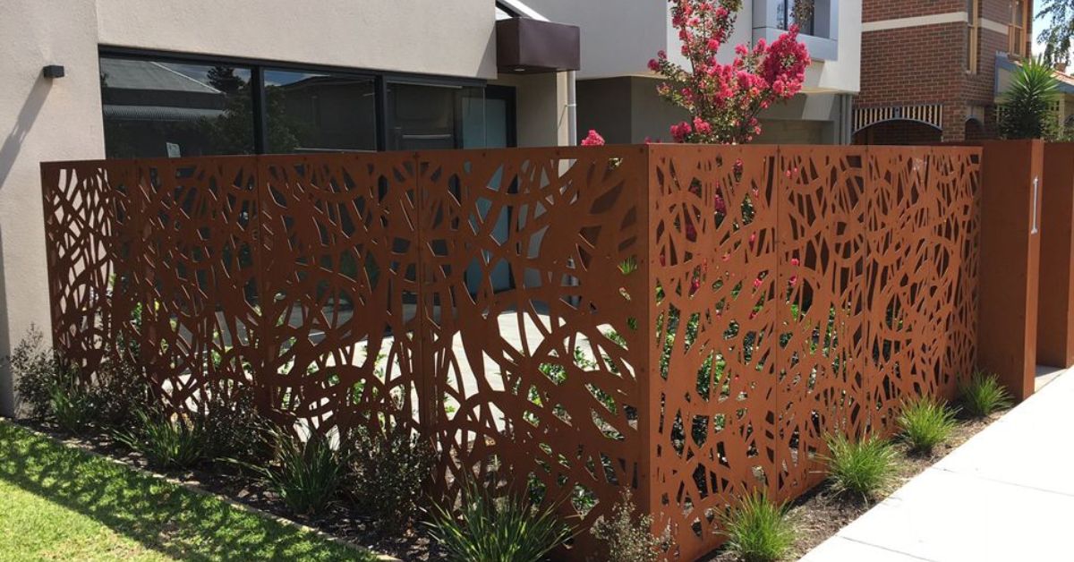 Corten Steel Fences