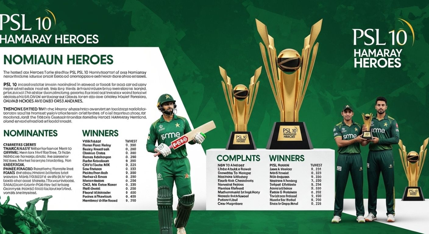 "PSL 10 Hamaray Heroes
