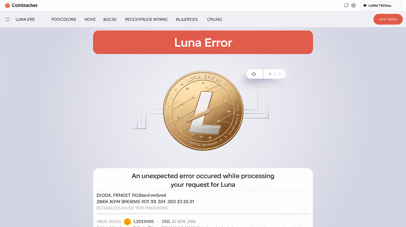 Luna Error on CoinTracker