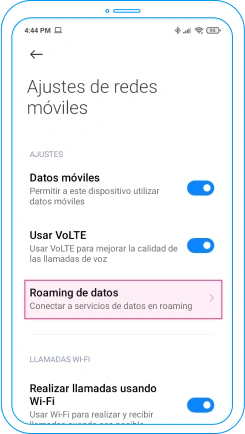 Activar en Android
