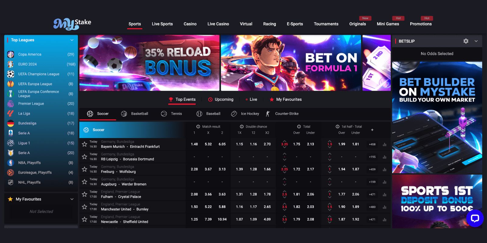 sports betting not on gamstop