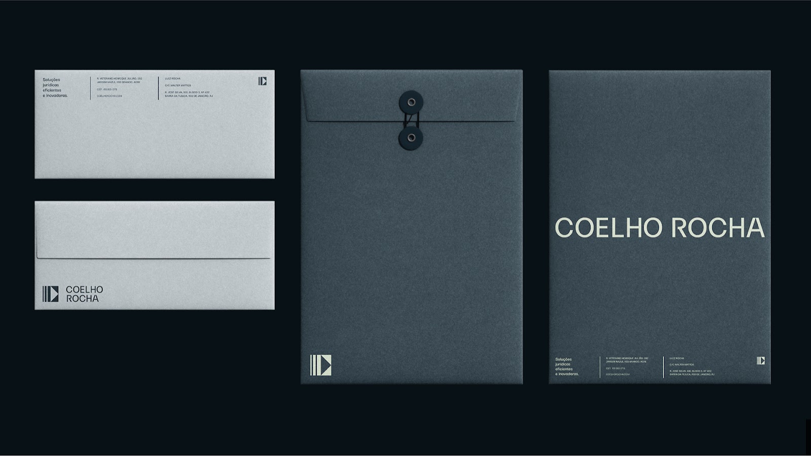 Image from the Coelho Rocha Advogados: A Modern Take on Branding and Visual Identityarticle on Abduzeedo