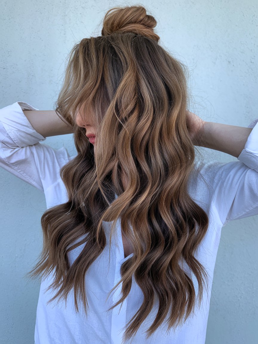 30. Thick Wavy Shag for Long Hair