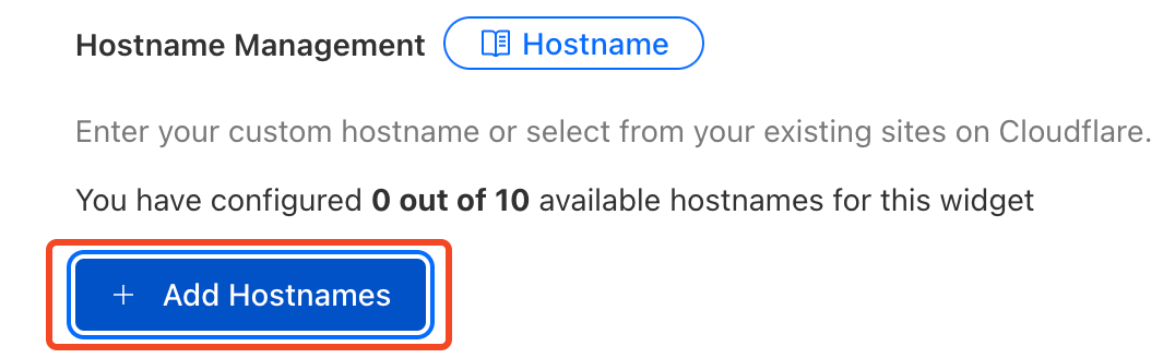 Add hostname