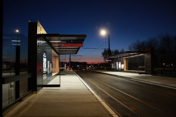 the image displays solar street light